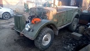Снимаем кузов с Газ 69, GAZ 69