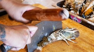 Тайская еда - Омар и Гигантская Креветка Лапша Бангкок морепродукты Таиланд