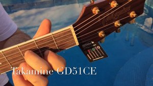 Takamine GD51CE - Elektro Akustik Gitar - Naturel (Bi Kuple)