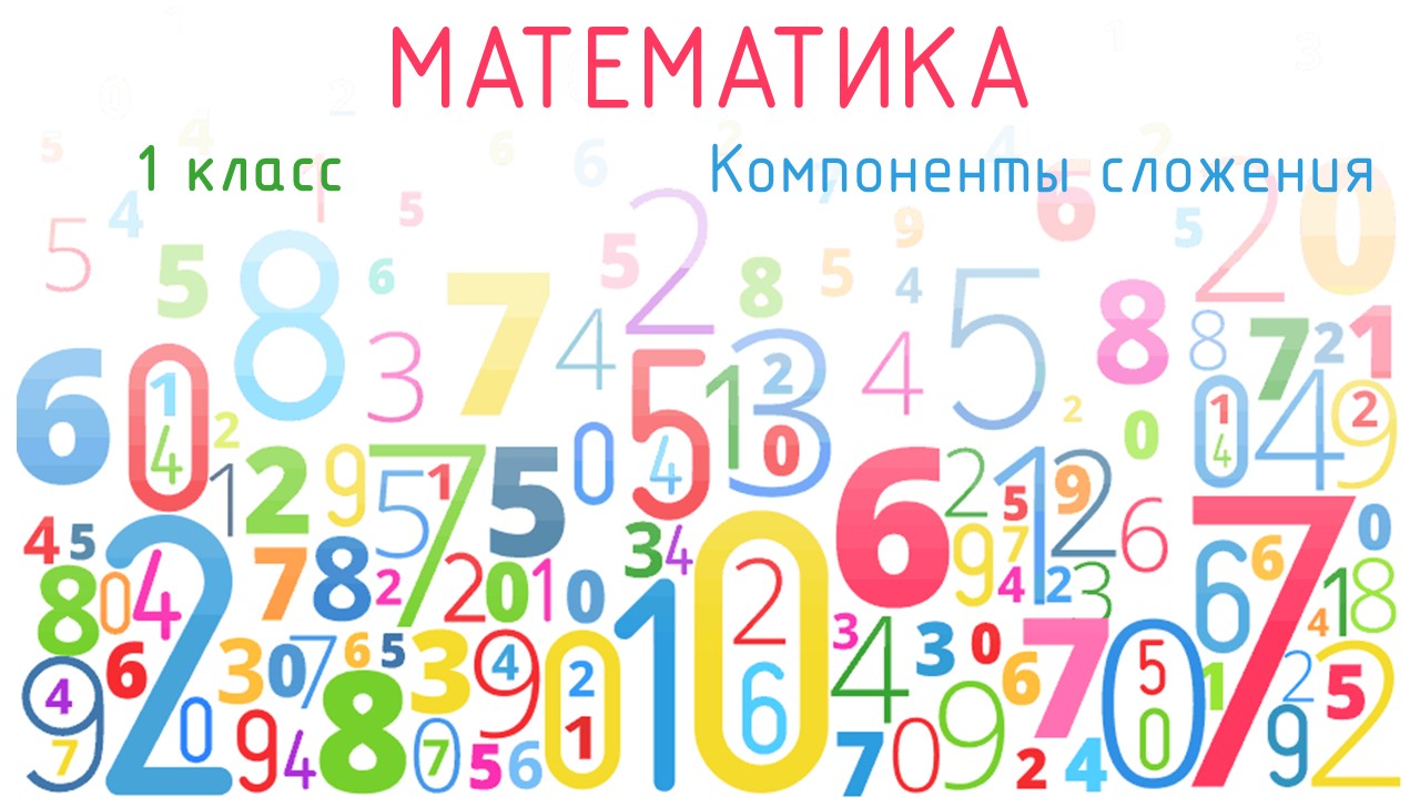 1 класс мп. Компоненты математика. Математика 1 класс компоненты сложения. Компоненты сложения 1 класс. Компоненты 1 класс математика.