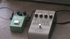 BK Butler Tube Driver vs Ibanez TS808 Tube screamer