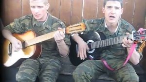 Целуйте бабы рельсы. Армейские песни под гитару.