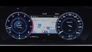 Виртуальная приборная панель в НОВОМ Volkswagen Tiguan