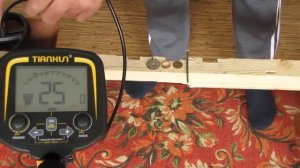 Тест прибора TX-850 на скорость отклика и разделения цели.Test device TX-850