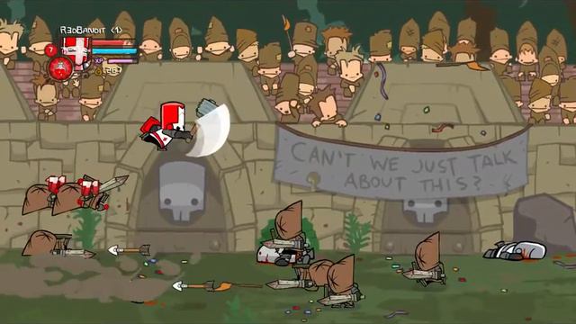 Castle Crashers: Red knight Vs Thieves sidequest смотреть онлайн