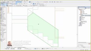 Дизайн дома (квартиры) в Archicad 22/26 - стеклянные перила 3