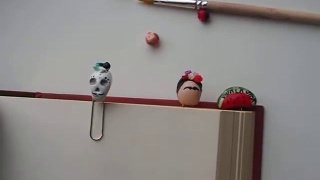 Polymer clay bookmarks inspired by Frida смотреть онлайн
