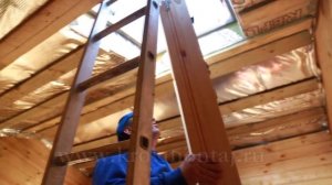 Монтаж мансардного окна VELUX. Кровмонтаж.