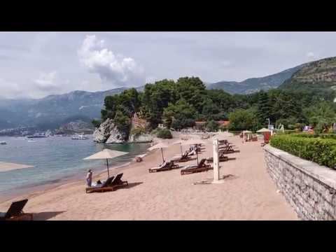 Пляжи Черногории, пляж Свети-Стефан. Часть 1