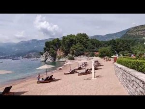 Пляжи Черногории, пляж Свети-Стефан. Часть 1