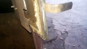 Модернизация котла кст-16. Замена топочной двери.
