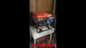 Бензиновый генератор A-iPower A3500X (3 кВт). Видео от покупателя
