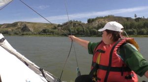 По реке Иртыш в Омской области на парусном катамаране. Лучшие места на реке. Рыбалка на Иртыше