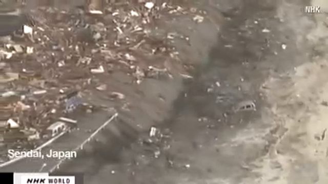 Разрушительное цунами в Японии