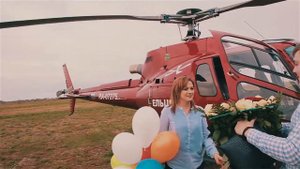 Предложение руки и сердца с вертолета! Оригинальная идея!