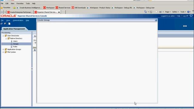 Managing Users and Groups in Oracle Hyperion Shared Services Version 11.1.2.1 смотреть онлайн