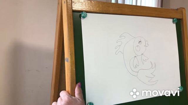 Рисуем Золотую рыбку с Пуговкиной валентиной Федоровной смотреть онлайн