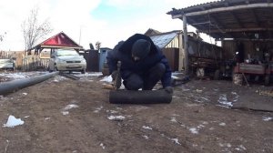 Сани для снегохода из ПНД трубы. Часть 1