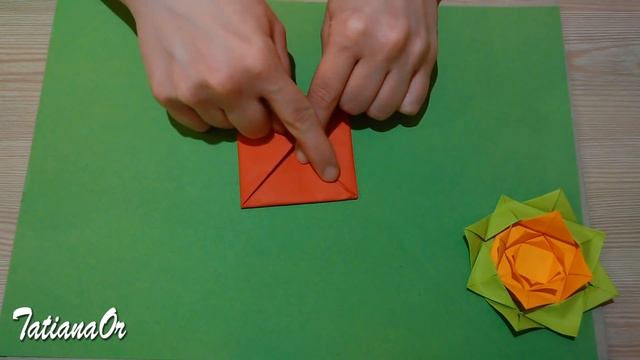 Роза из бумаги. Оригами - роза. Украшение для подарка. Подарок на день матери смотреть онлайн