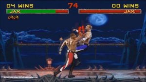 Mortal Kombat 2 Jax Fatality, Babality, Friendship