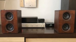 Акустика на широкополосных динамиках Sony.