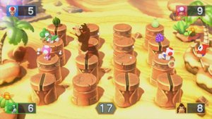 Mario Party 10 Mario Party #76 Toad vs Toadette vs Yoshi vs Donkey Kong Mushroom Park Master