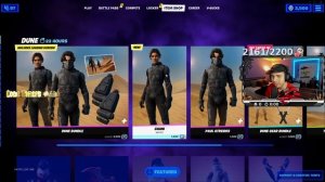 Streamers React to the *NEW* DUNE BUNDLE! (Chani & Paul Atreidis Skins, Sand Walk emote...)