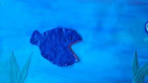 Самодельный мультик про пластилиновых рыбок