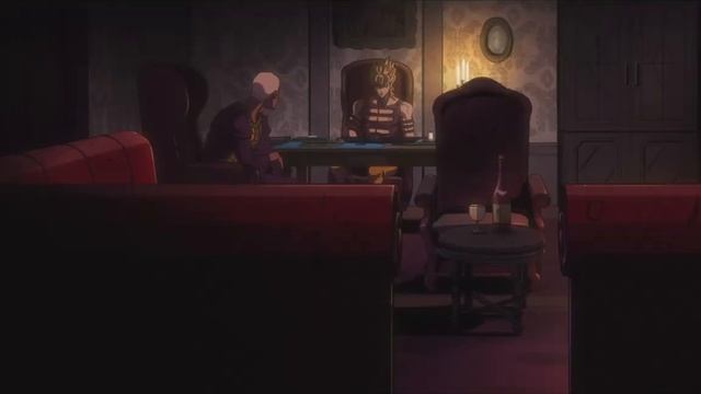 Dio рассказывает Пуччи про силу Survivor смотреть онлайн