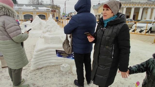 Фестиваль Скульптур из снега в Костроме 2023 г. Участник 34-35