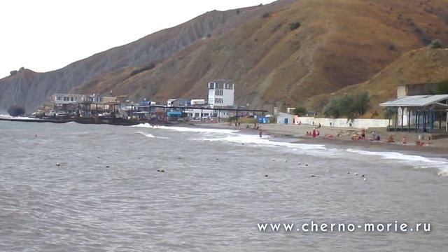 Пляж п. Курортное. Крым