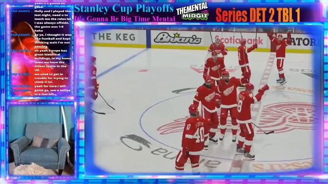 NHL21 Be a Pro Stanley Cup Playoffs Detroit Red Wings vs Tampa Bay Lightning Round 2