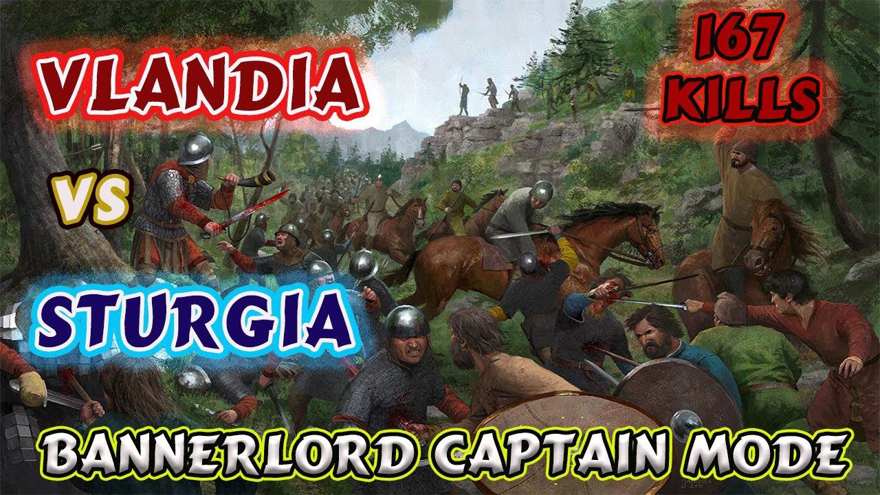 Mount & blade 2 Bannerlord Vlandia vs Sturgia 167 frags and ... lost battle / American server смотреть онлайн