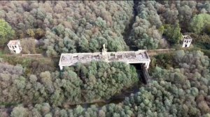 Путешествие к заброшенному зданию главного шлюза Тщикского водохранилища
