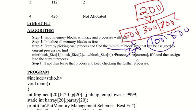 CSL 206: EXP 9 :Memory Allocation Methods смотреть онлайн