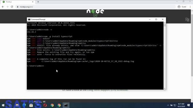 TypeScript Tutorial || Introduction || installation || TypeScript Tutorial in Hindi Part #01