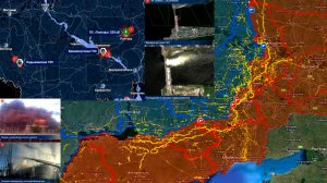 Карта боевых действий. Удары по энергетической инфраструктуре укрорейха