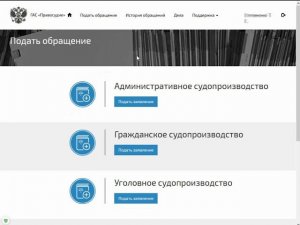 Инструкция по подаче обращения в суд в электронном виде