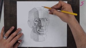 Рисунок. Портрет. Обрубовка Гудона-2