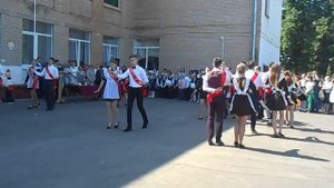Прощальный школьный вальс в Чашникской гимназии-2018