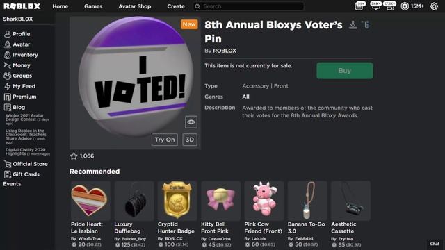 Roblox 8th Annual Bloxy Awards Confirmed With FREE PRIZES!? смотреть онлайн
