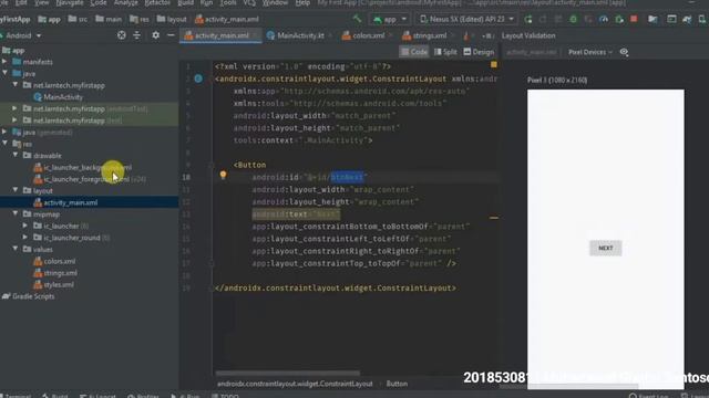 Membuat Aplikasi Sederhana Menggunakan Kotlin di Android Studio смотреть онлайн