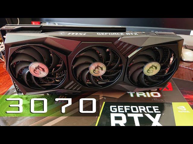 MSI RTX3070 Gaming X Trio Cyberpank 2077 обзор карты и тест