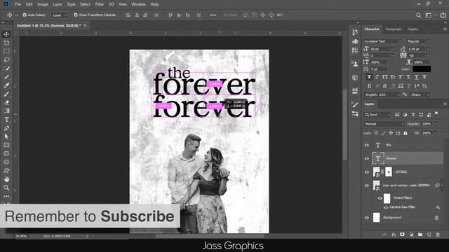 How to Make Minimalist Movie Poster in adobe Photoshop | Creative Use of Grunge Wallpaper | смотреть онлайн