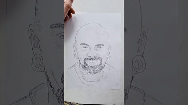 Рисую Дмитрия Томашевского / Борода из "Magic five", портрет карандашом смотреть онлайн