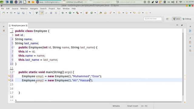 23 Java advanced toString method دالة النص смотреть онлайн
