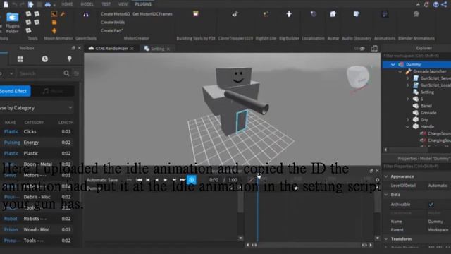 Roblox FE gun kit viewmodel tutorial смотреть онлайн