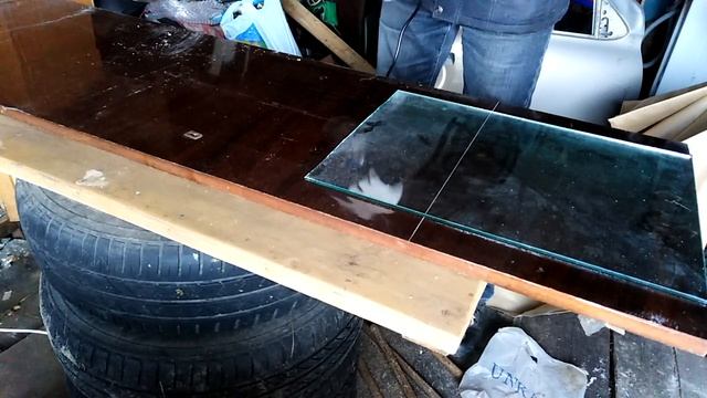 КАК РЕЗАТЬ СТЕКЛО БОЛГАРКОЙ | HOW TO CUT GLASS WITH A GRINDER смотреть онлайн