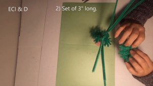 Christmas Tree Pipe Cleaners Craft/ Home Decor Christmas Tree