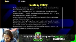 How to Turn Back Your Courtesy Rating From 'C' to 'A' Again in Efootball Mobile 🤔